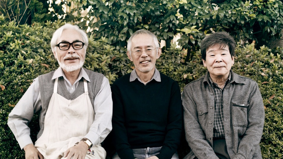 Hayao Miyazaki, Isao Takahata y Toshio Suzuki